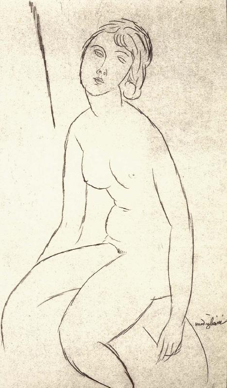 Amedeo Modigliani Seated Nude Germany oil painting art